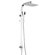 Colonna doccia attrezzata 024 ottone cromato soffione doccetta quadro p46xh106