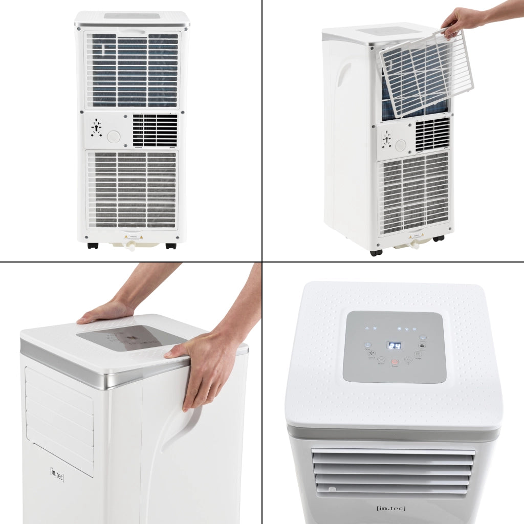 Climatizzatore Portatile 3 in 1 con Kit per Finestre, Timer 24h e Telecomando Condizionatore per Stanze fino a 40 m²