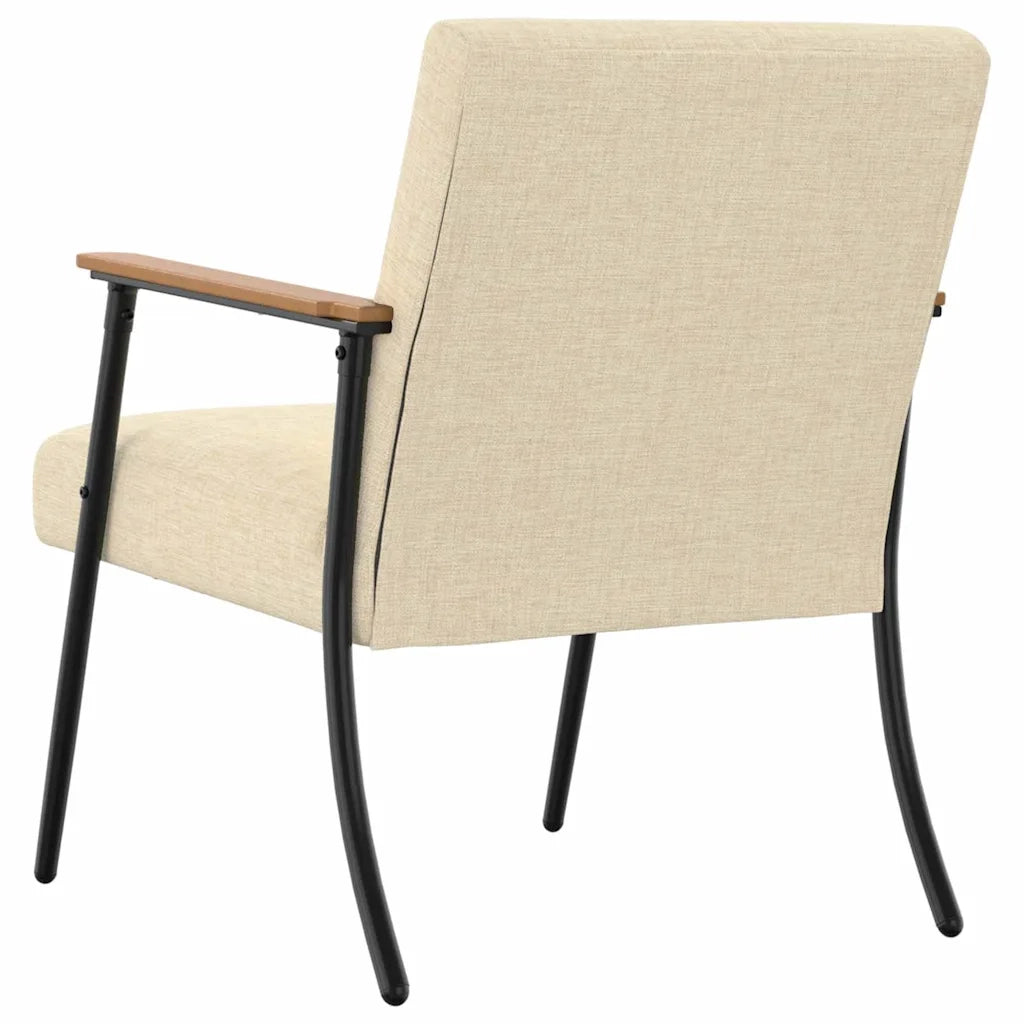 Poltrona | Sedia Relax Crema Tessuto