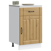 Base da Cucina Lucca Rovere Artigianale in Legno Multistrato 853726