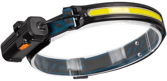 Lampada da testa LED, ricaricabile, con alimentazione USB, sensor, impermeabile IPX6, regolazione di 90 gradi, adatta per uso all'aperto, per attività come corsa, bicicletta, campeggio, escursioni
