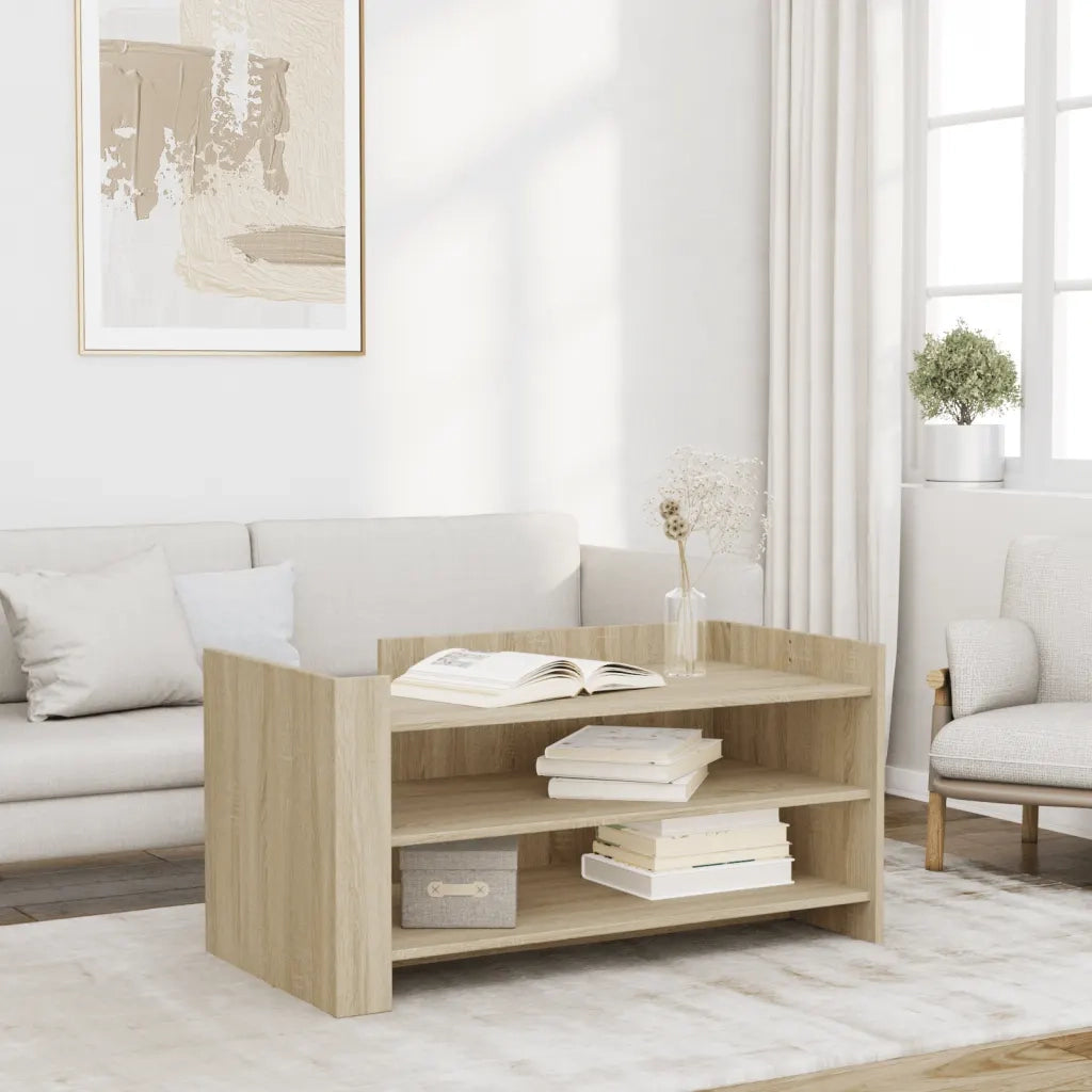 vidaXL Tavolino Salotto Rovere Sonoma 100x50x50cm in Legno Multistrato