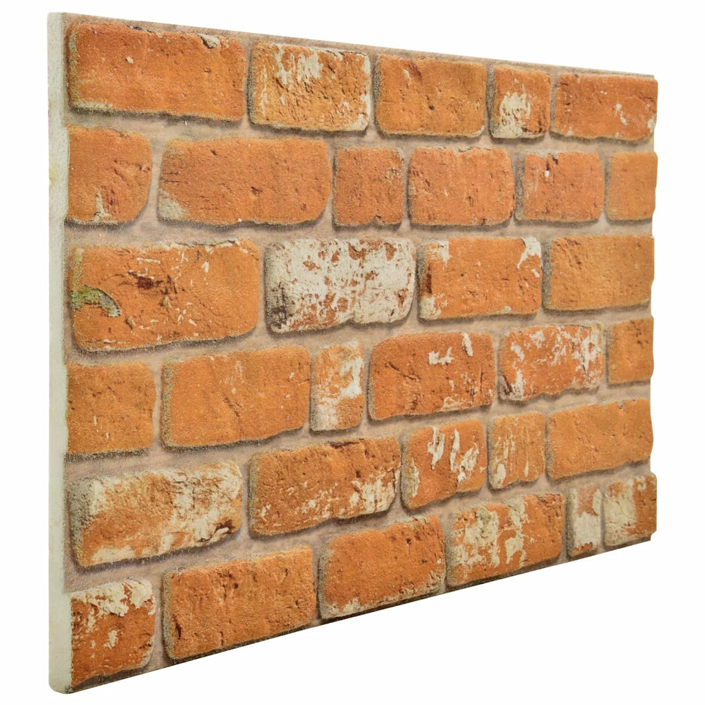 Pannelli da parete 10 pz Mattone 100 x 50 cm Schiuma EPS CFW3308147
