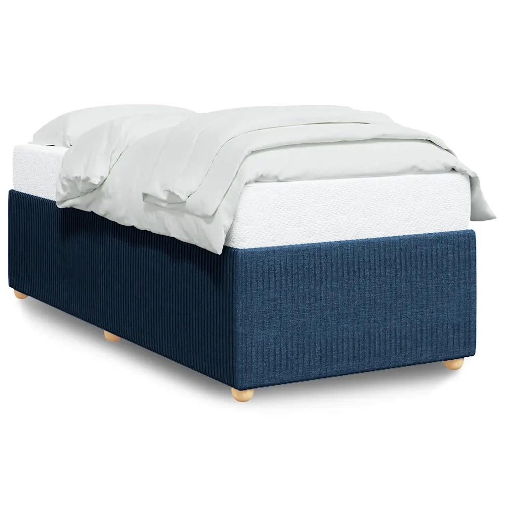 Giroletto senza Materasso-Struttura Letto Blu 90x190 cm in Tessuto 557015