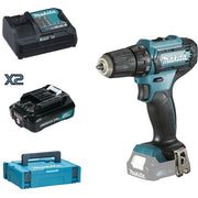 TRAPANO AVVIT BATTERIA DF333DSAJ MAKITA  VOLT 12X2 AH 2,0 +VALIGIA