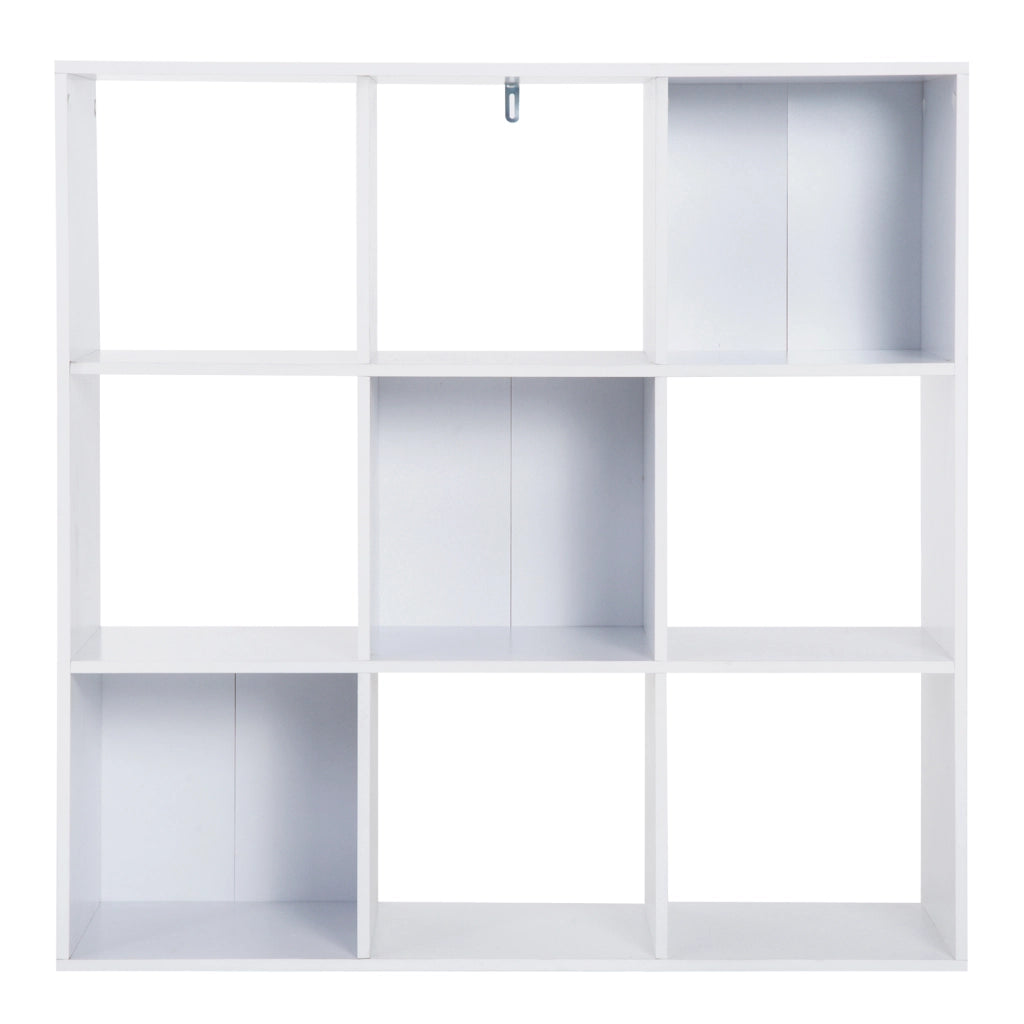 Libreria Moderna in Legno Bianca ¨C zephmum ¨C 91x29.5x91cm