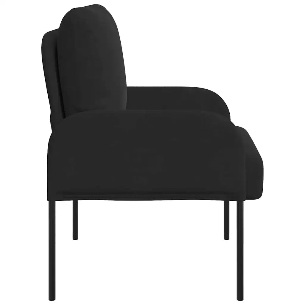 Divani con cuscino 55cm Nero Legno compensato