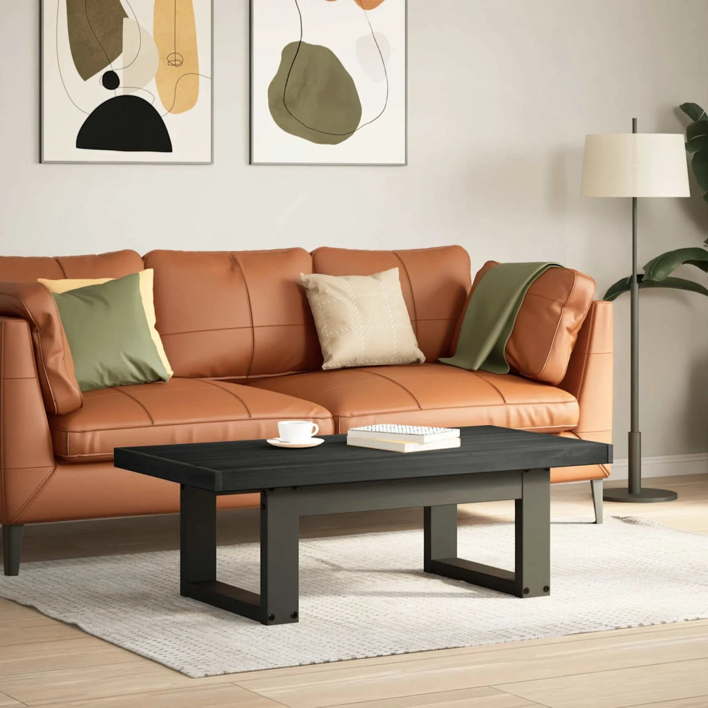 Tavolino da salotto NOAIN Nero 119 x 60 x 40 cm 42020913