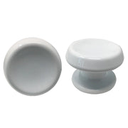 POMOLO X PORTONE 866 SAGUATTI  ALLUMINIO BIANCO RAL 9010 D.MM 80 BASE D.MM 70