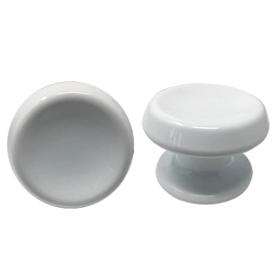 POMOLO X PORTONE 866 SAGUATTI  ALLUMINIO BIANCO RAL 9010 D.MM 80 BASE D.MM 70