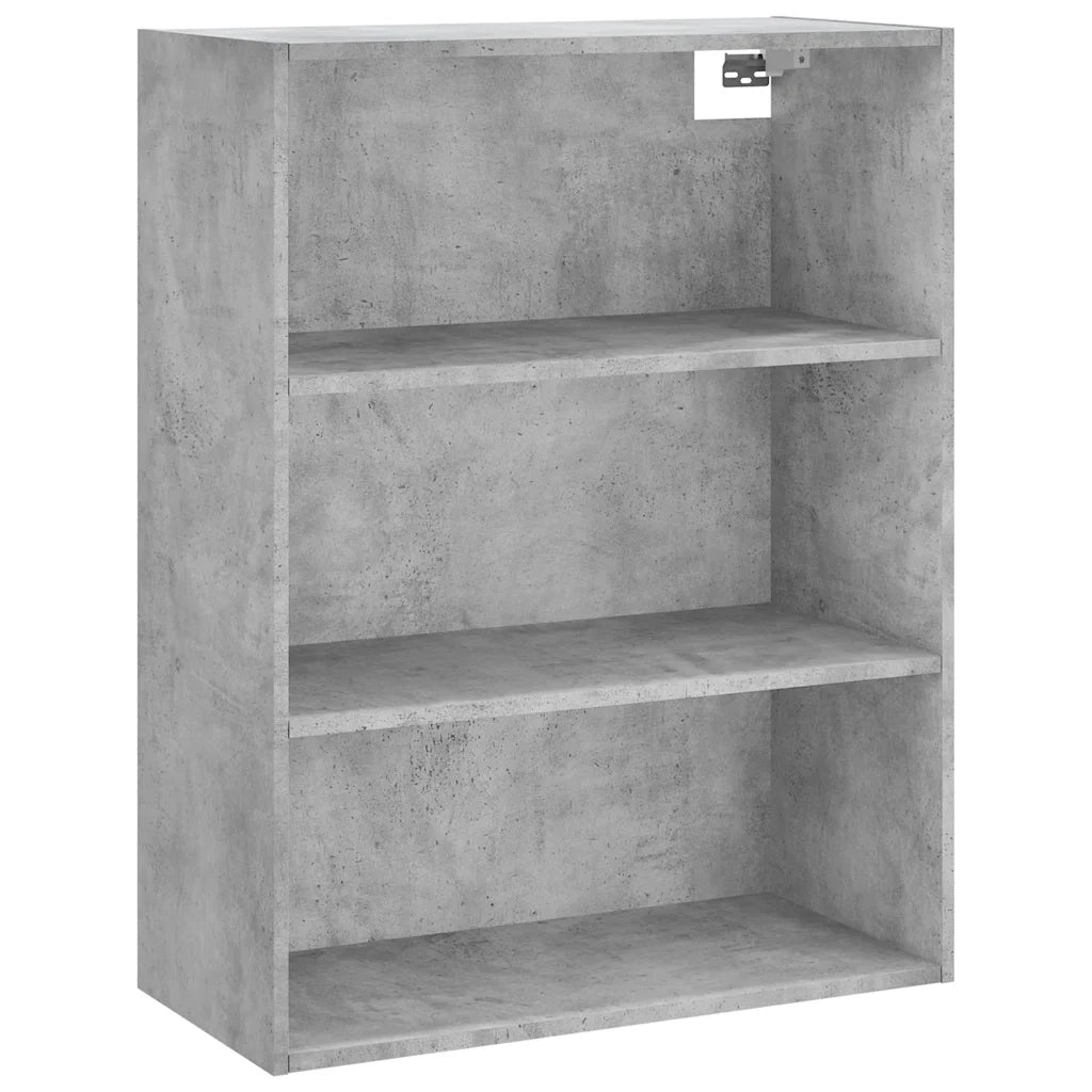 Credenza Grigio Cemento 69,5x34x180 cm in Legno Multistrato 3189369