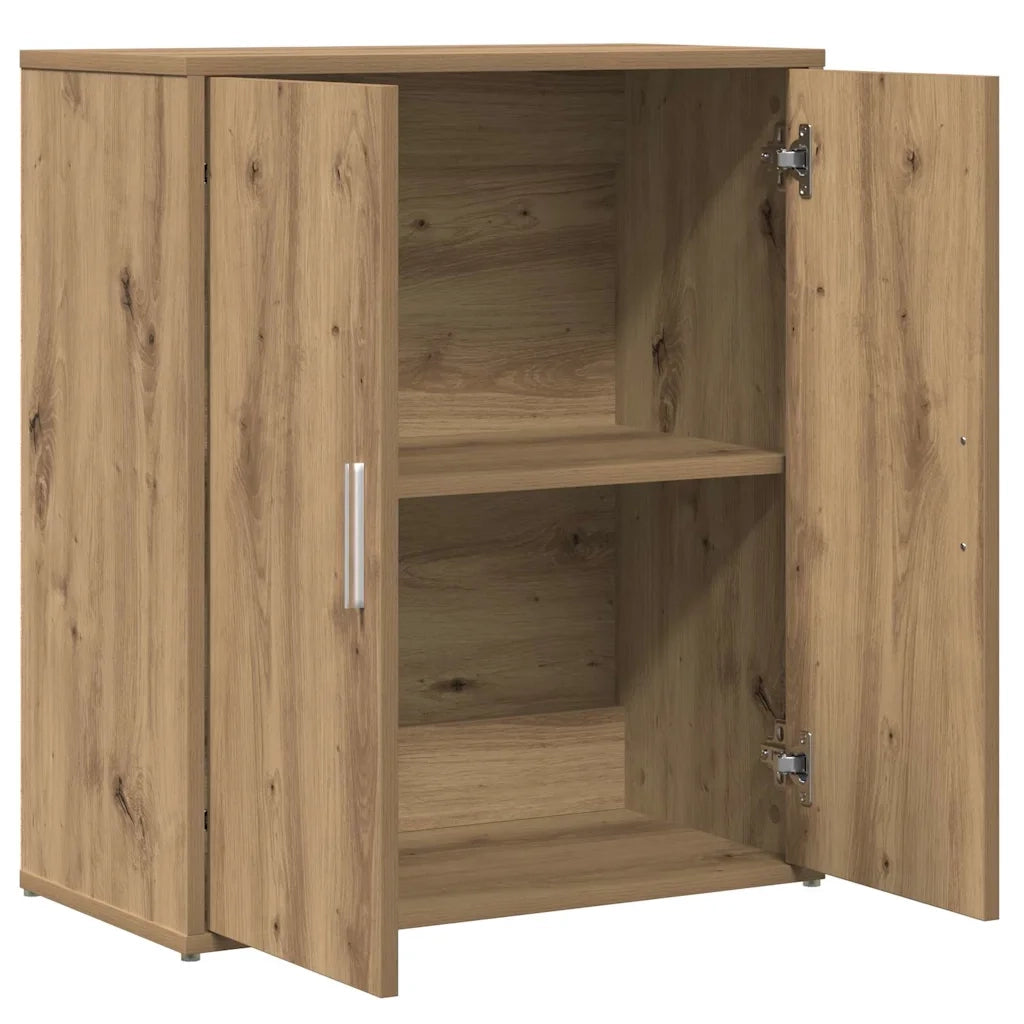 vidaXL Credenza 2 pcs rovere artigianale 60 x 31 x 70 cm
