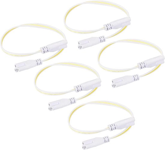 Cavo di alimentazione LED per T4 T5 T8 - 30 cm - Cavo di collegamento a doppia connessione