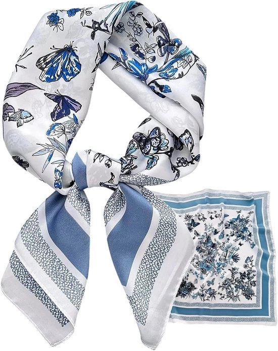 Sfumata Sfumata Sciarpa 70x70 cm per Donne - Foulard, Bandana e Sciarpa al Collo