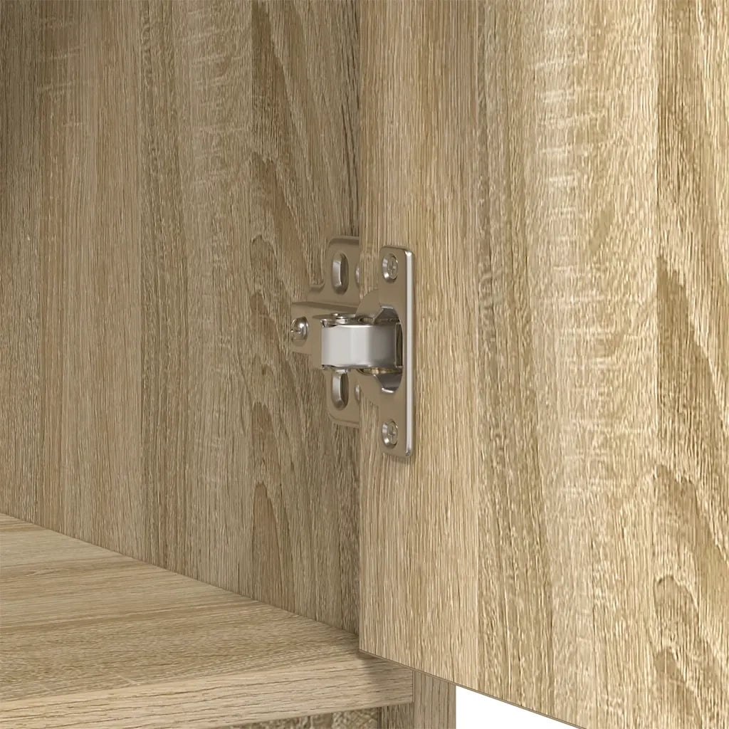Credenza | Madia | Buffet da pranzo | Armadio da pranzo con Cassetti e Ante Rovere Sonoma 73x31x90 cm