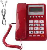 Telefonino per casa - Senza fili - Grande tastiera - Visualizzazione numero - Riproduzione numero - Funzione flash - Ideale per anziani - Modello senza brand