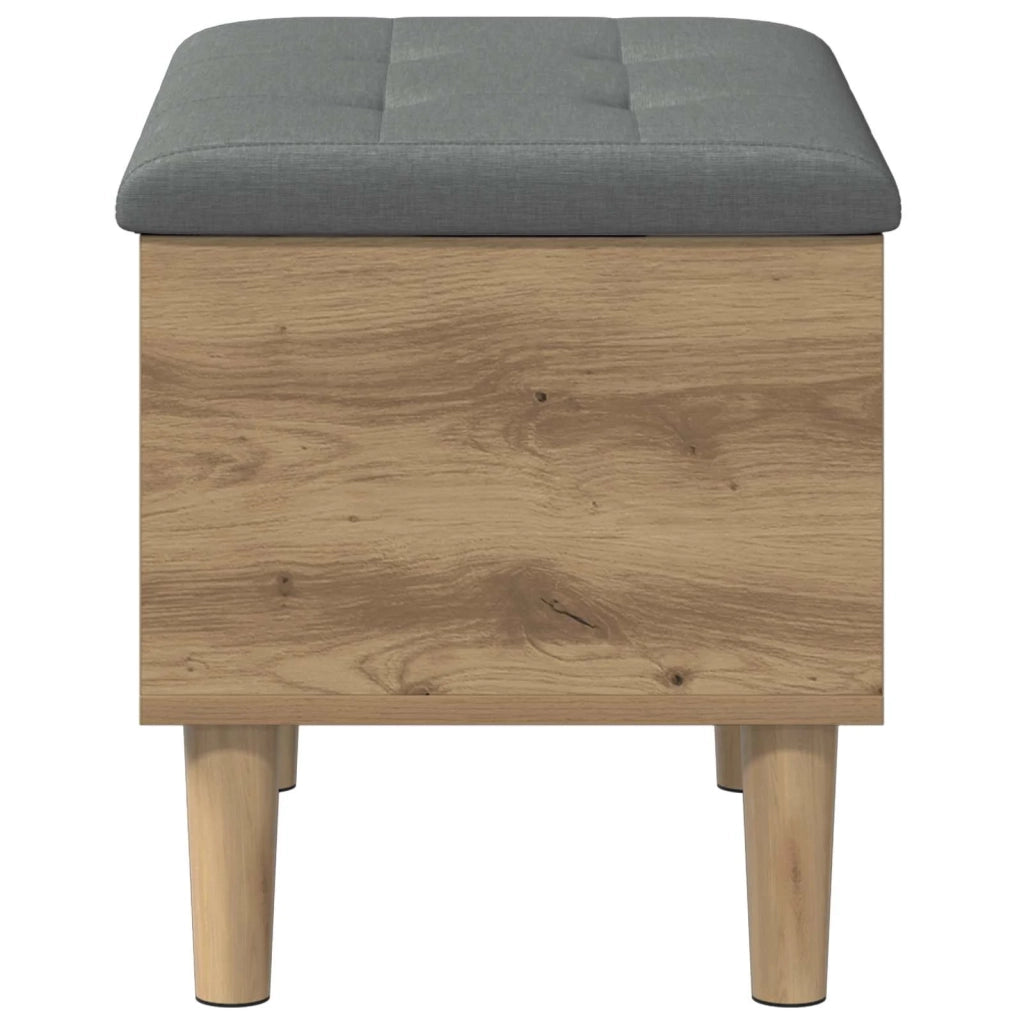 Panchina con Cuscino Rovere Artigianale 62 x 42 x 46 cm 8017734