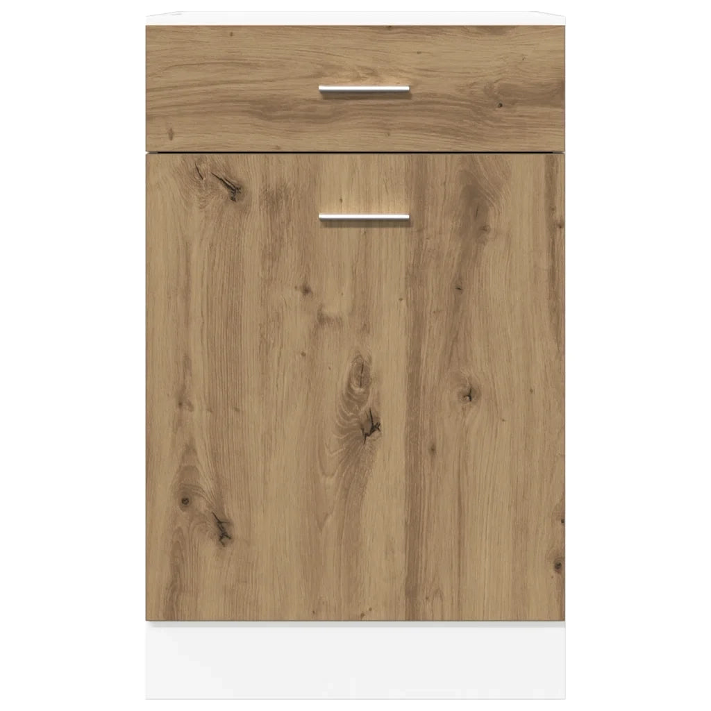 Cassettiera Â“LyonÂ” Rovere Artigianale 50x46x81,5 cm
