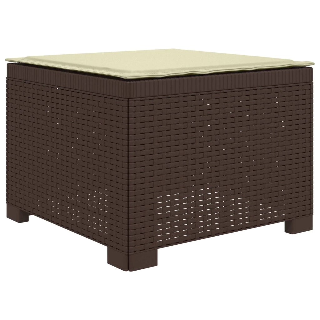 Divano da giardino 3 posti con cuscini in look rattan PP 8011908