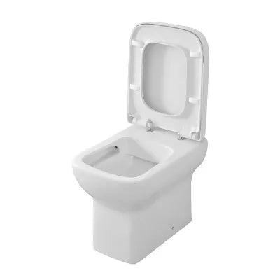 Wc e bidet filomuro salvaspazio Rimless e sedile originale soft close Ginevra