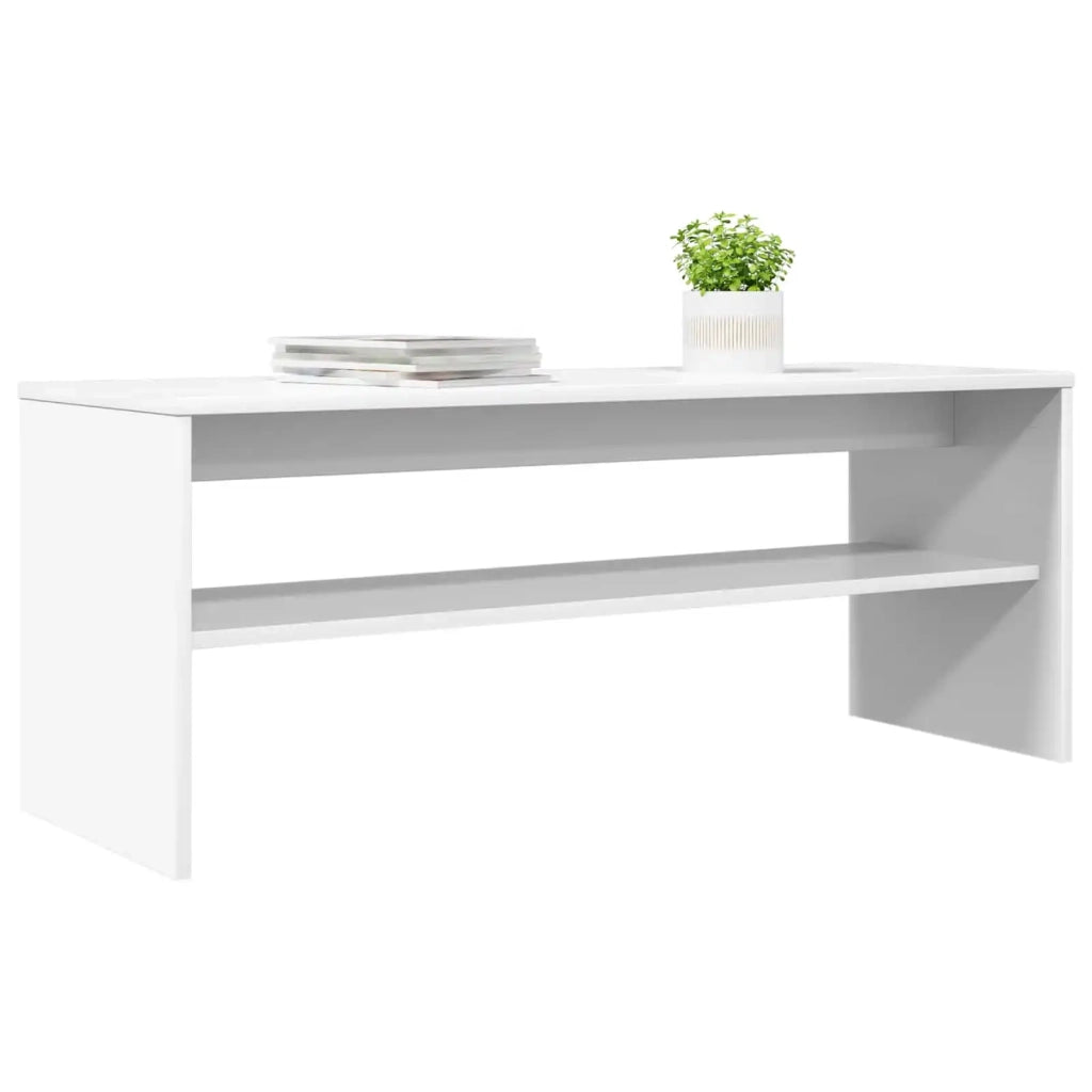Mobile TV 100 x 35 x 40 cm Bianco Legno ingegnerizzato 8000308