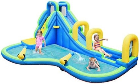 Piscina per Bambini con Scivolo - Piscina per Bambini con Scivolo - Piscina Inflabile per Bambini