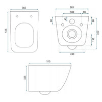 Vaso Wc Rea Dexter Tornado