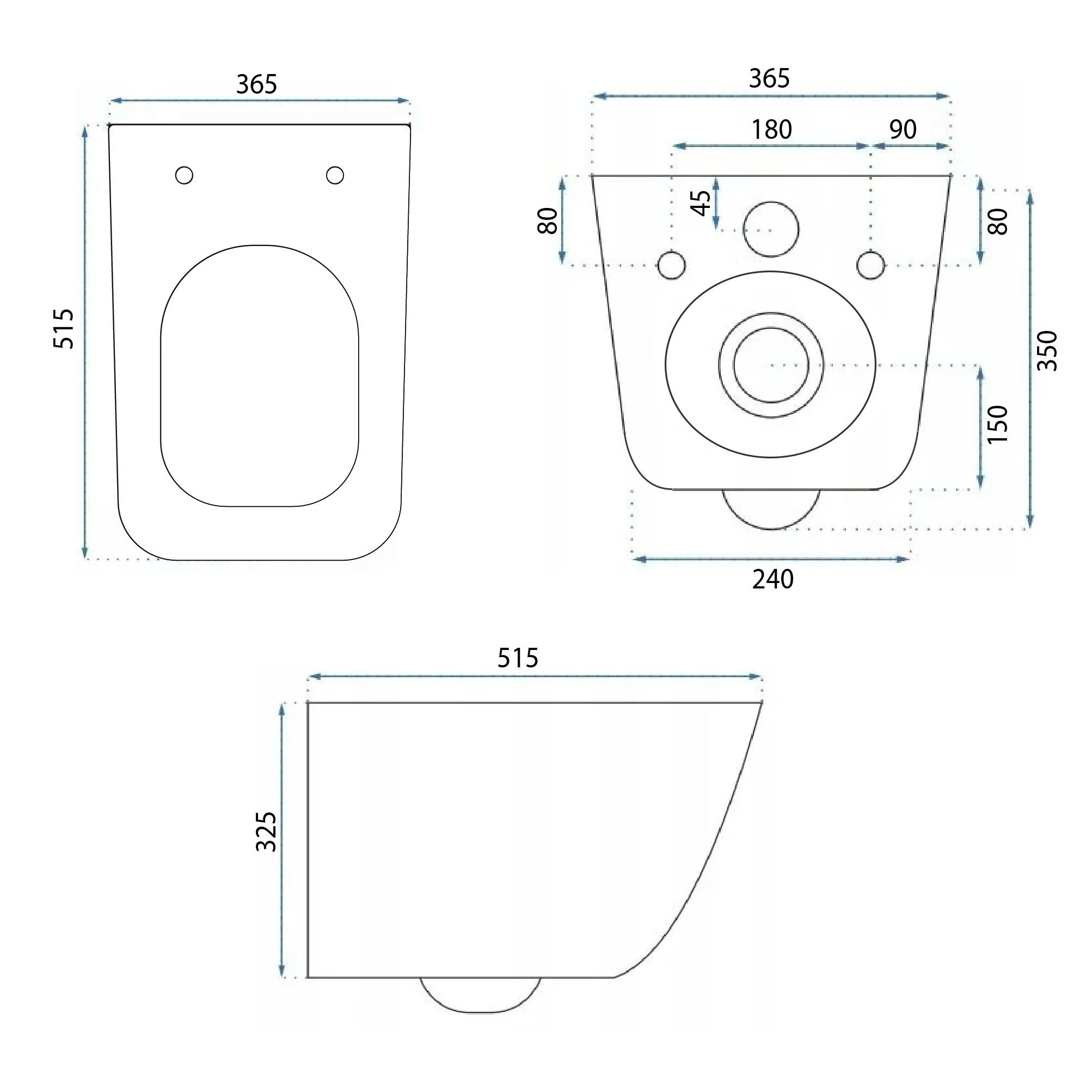 Vaso Wc Rea Dexter Tornado
