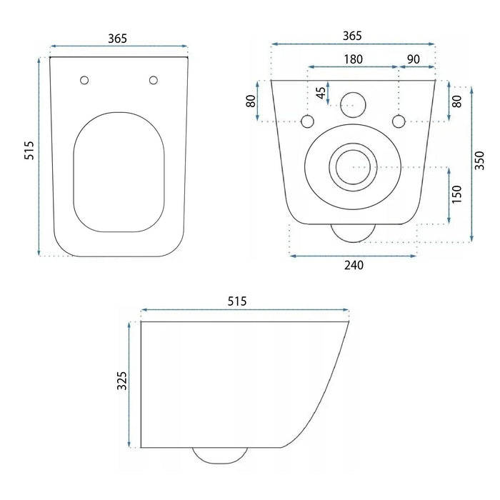 Vaso Wc Rea Dexter Tornado