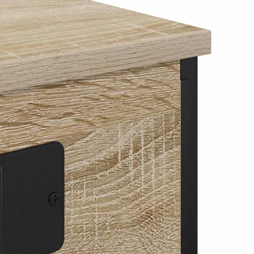 Set di 2 Comodini | Armadio da Notte | Mobiletto da notte Rovere Sonoma 41 x 31 x 51 cm