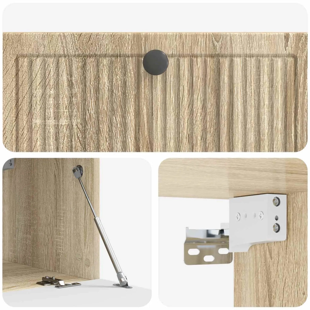 Mobile Porta TV da Muro Rovere Sonoma 78,5 x 41 x 30 cm 898007