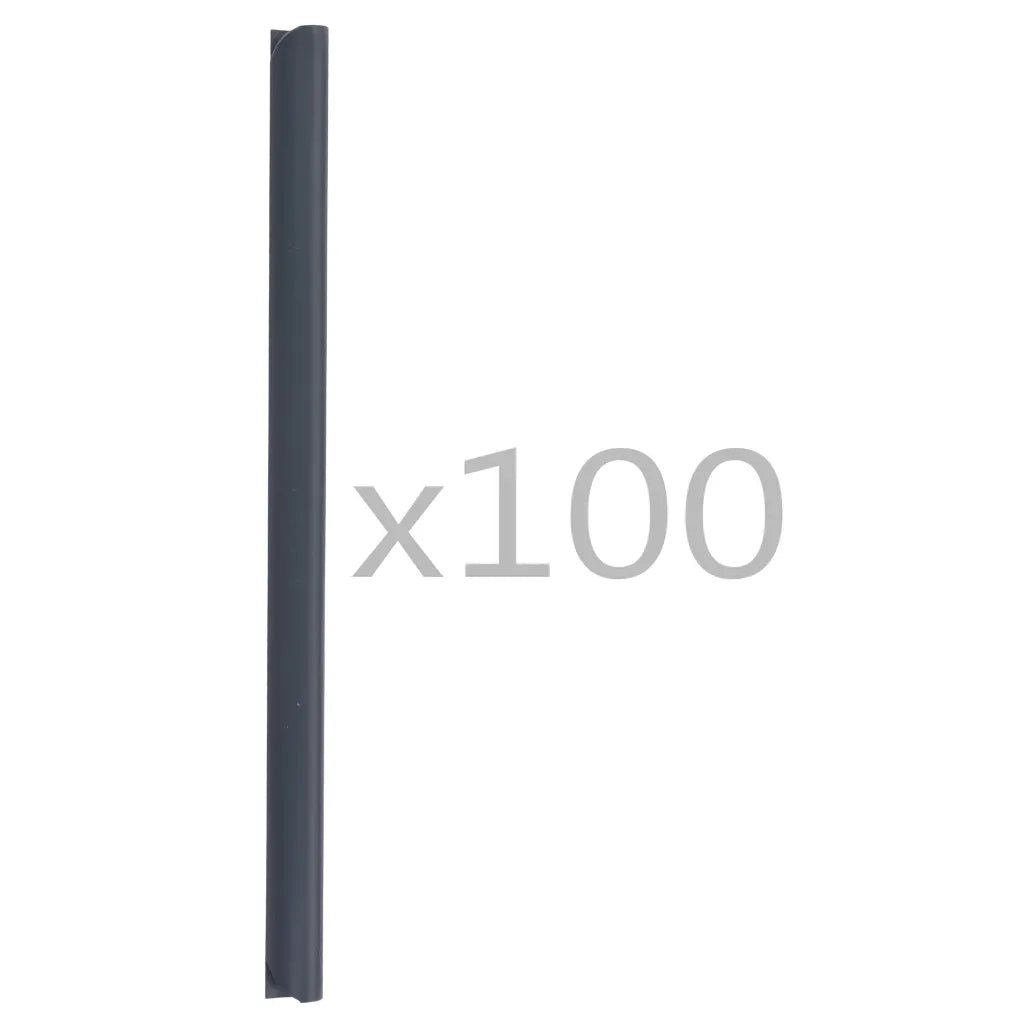 Clip 100 pz per Bande di Recinzione in PVC Antracite cod mxl 12182