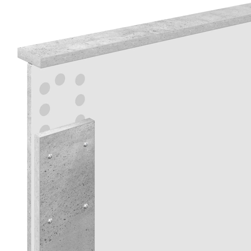 Testiera Grigio cemento Legno multistrato 888334