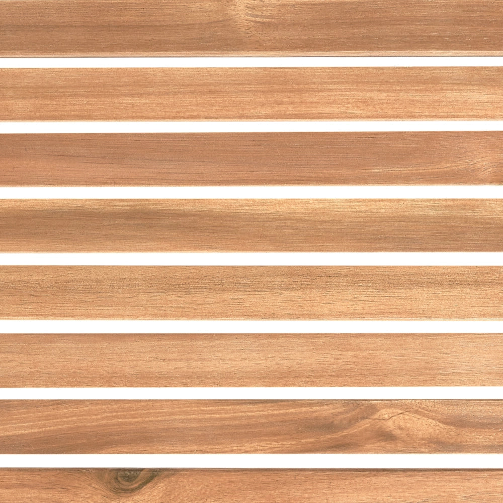 Tavolino da giardino in legno di acacia chiaro 145 x 79 cm Design rustico per esterni Patio Balcone