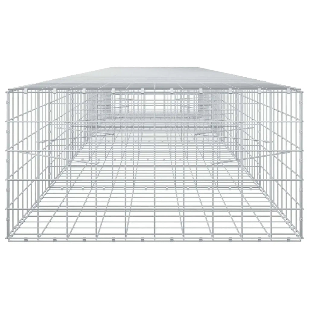Gabione con Filo da 5 mm e Rete da 10x10 cm 600x100x50 cm 3465294