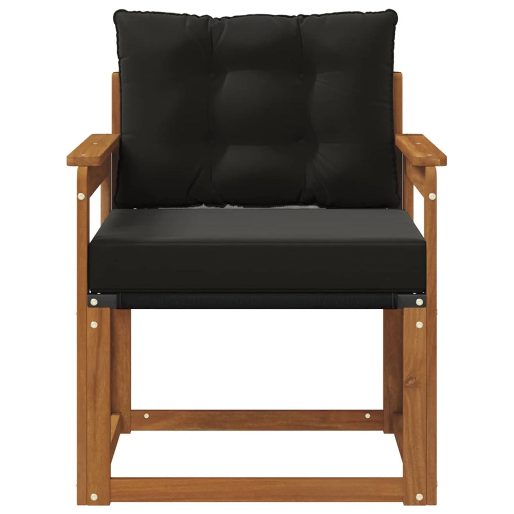 2 Pezzo Divano da esterno-Divano da Giardino-Sofa da giardino Legno di Acacia Massello Naturale 739958