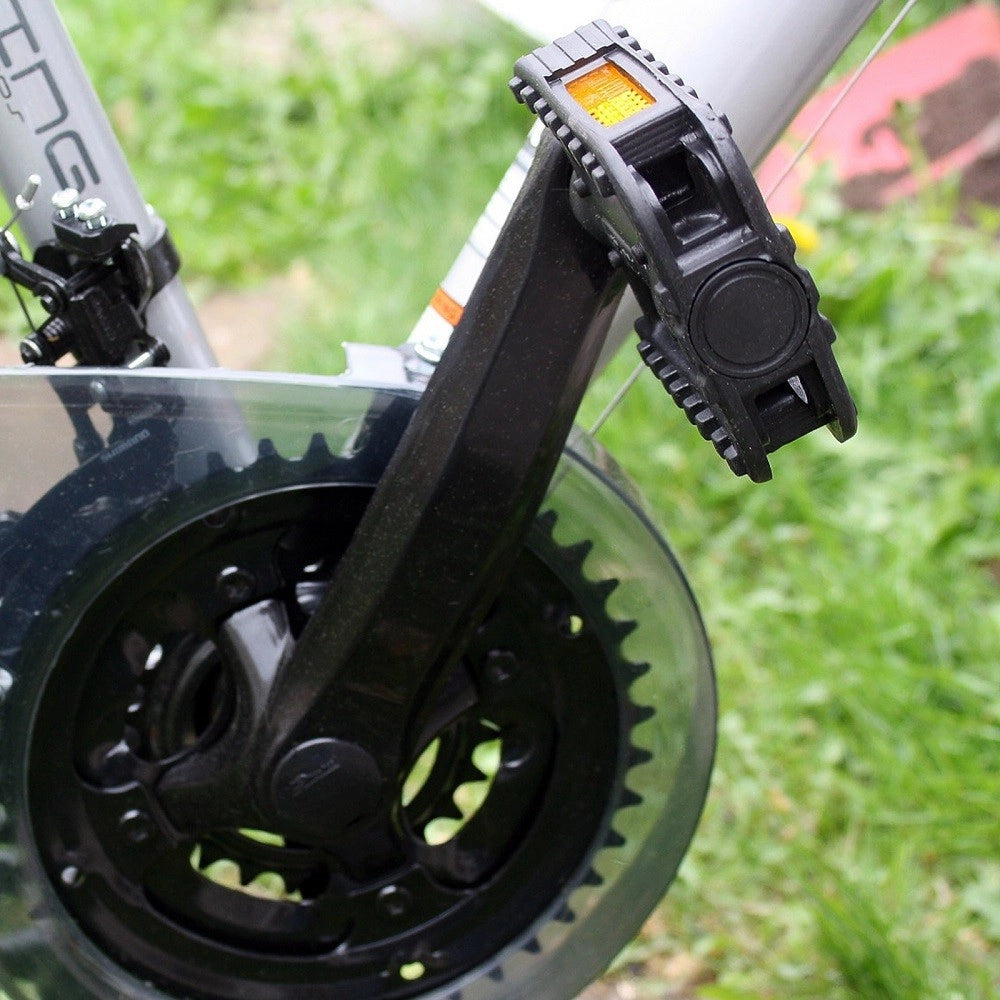 Trade Shop - Coppia Di Pedali Bicicletta Con Riflettori Laterali Attacco Universale Xc-2513 -