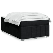Giroletto a Molle con Materasso Nero 120x200 cm in Tessuto