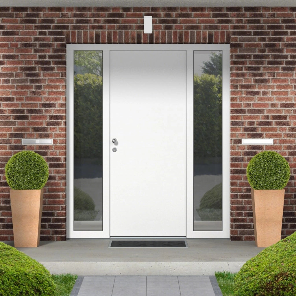 Set di 2 Palline Decorative di Pianta Artificiale, Piante Sferiche da 39 cm, con Foglie Simulate Resistente al Sole, Piante Decorative per Balcone, Patio, Casa, Matrimonio