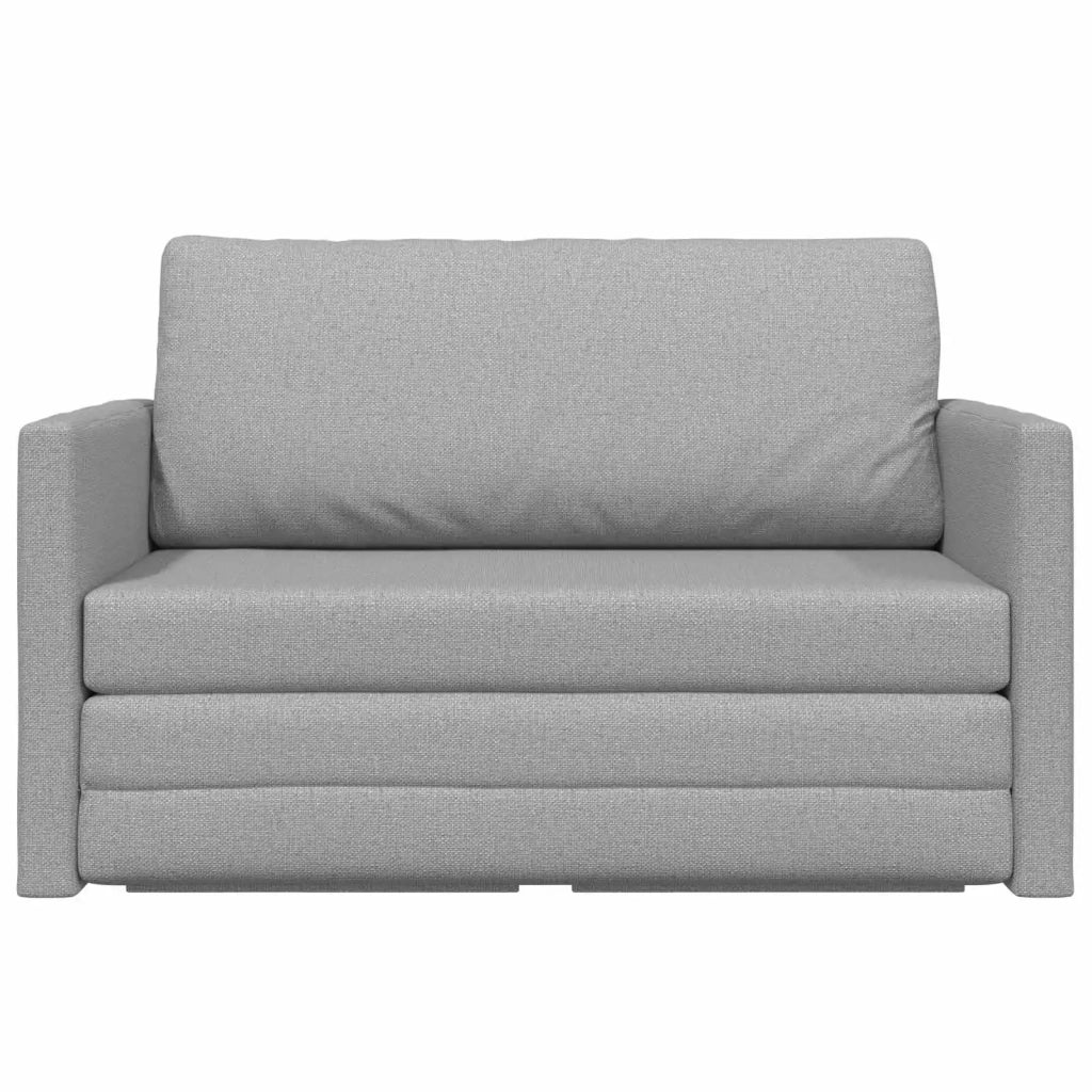 Divano letto | Sof¨¤ letto | Letto singolo Grigio Nuvola 124 x 71 x 78 cm Tessuto