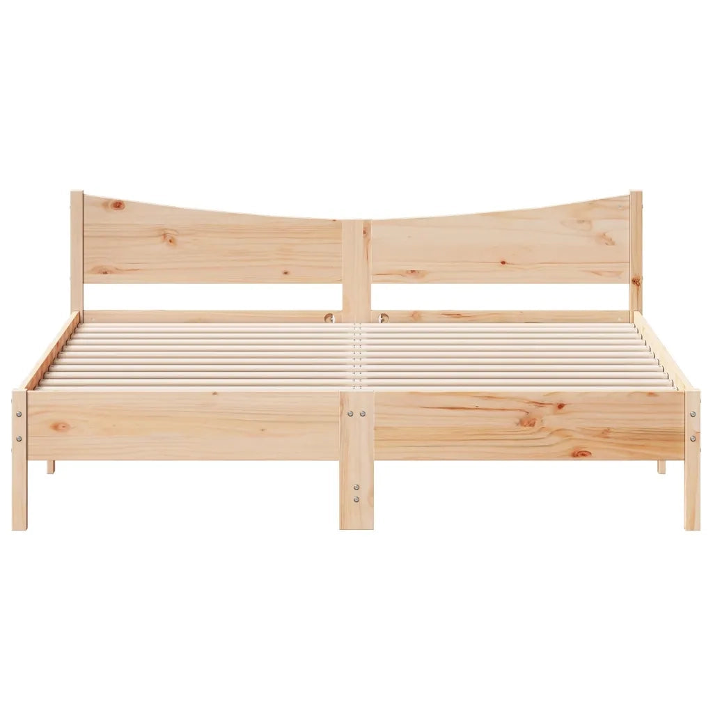 Giroletto senza Materasso 200x200 cm in Legno Massello di Pino 3216357