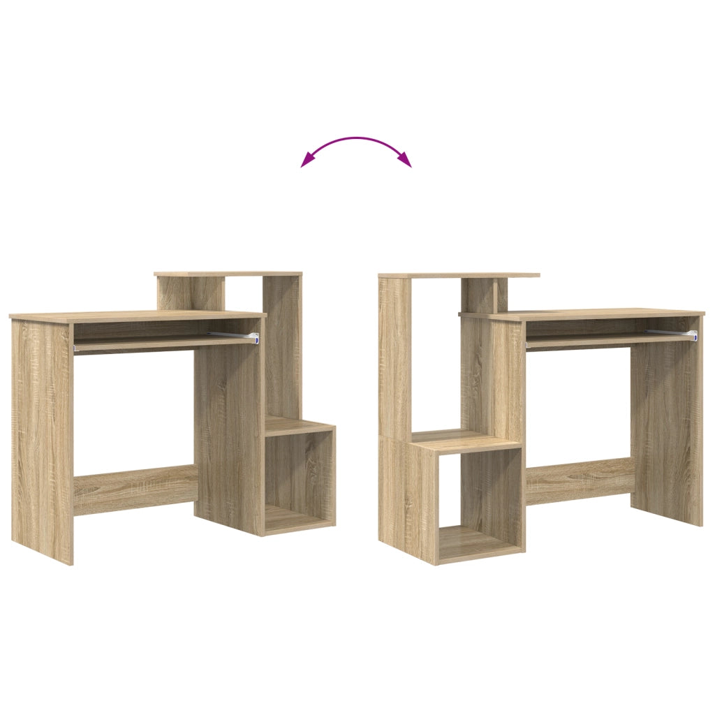 Scrivania in Roverella Roverella MDF con impiallacciatura in rovere
