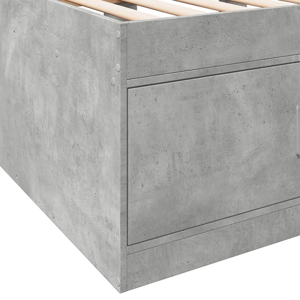 Divano Letto con Cassetti senza Materasso 90x190 cm 3280254