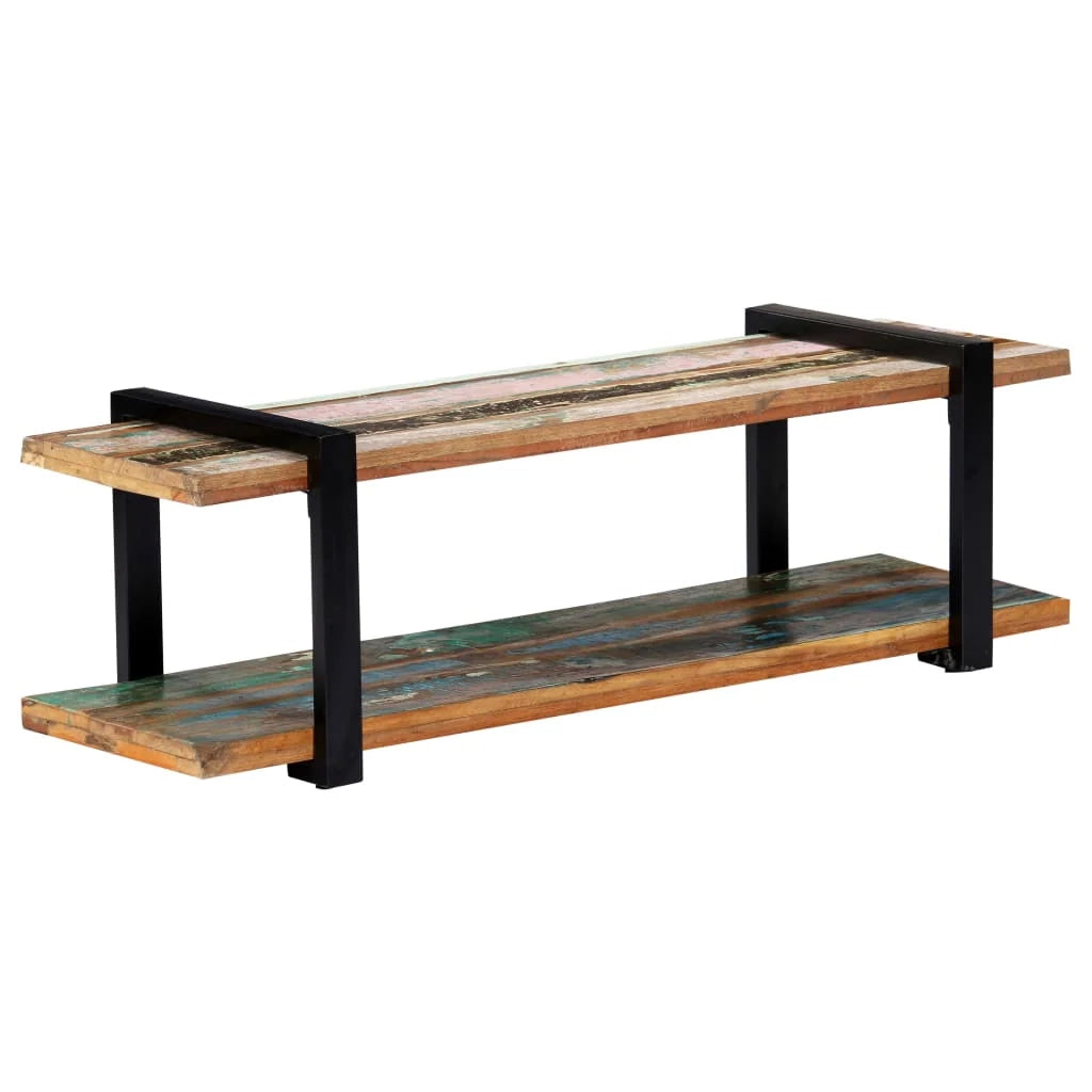 Pratico mobile porta TV/credenza di design 130 cm legno massello di recupero 2502067