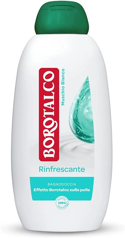 BOROTALCO BAGNODOCCIA RINFRESCANTE AL MUSCHIO BIANCO IN FORMATO DA 600 ML