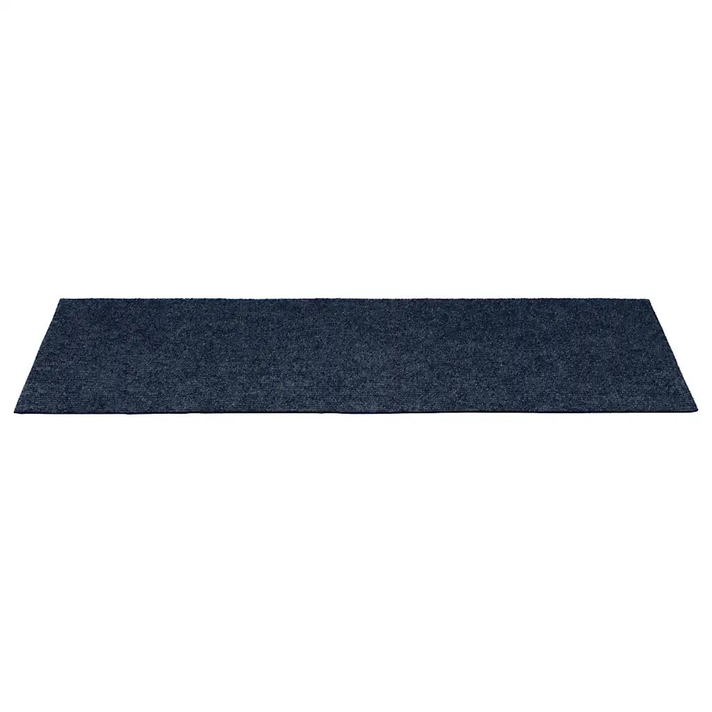 Tappetini per scale autoadesivi 15 pz 60x25 cm blu navy rettangolari 326922
