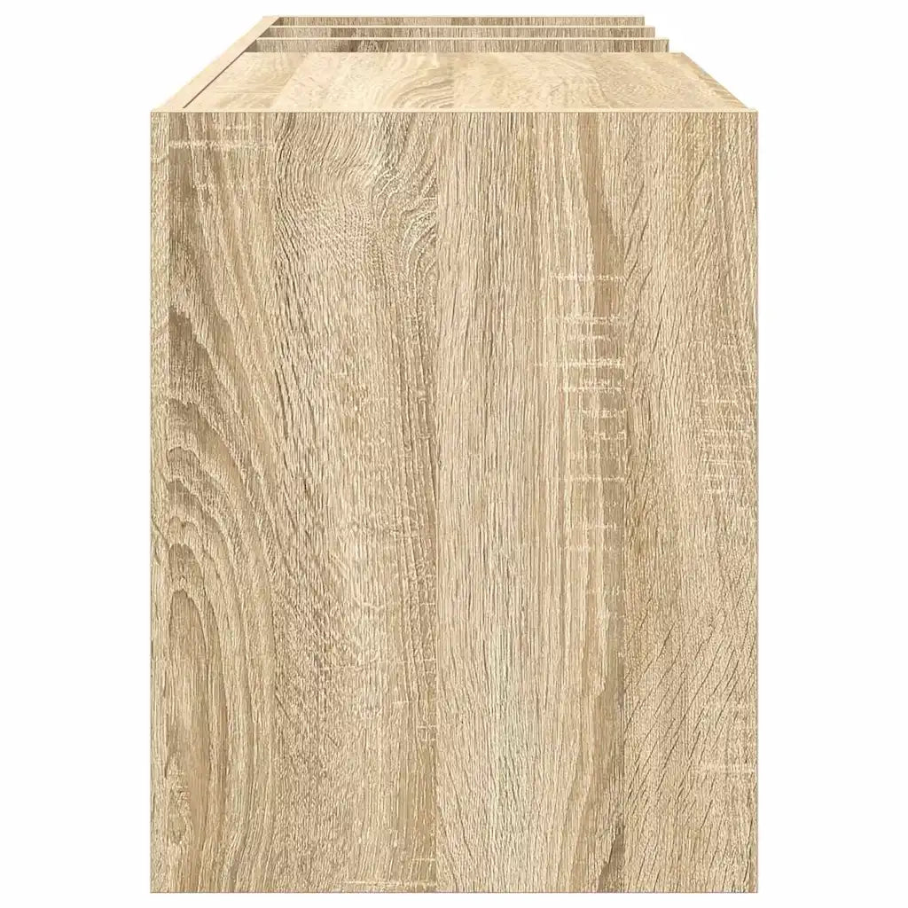 Mobile porta vinili Rovere Sonoma 78.5 x 35 x 45 cm