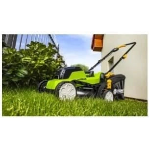 Rasaerba a batteria - FIELDMANN - 20V - Taglio 33 cm - Altezza max 65 mm - Batteria e caricabatteria non inclusi