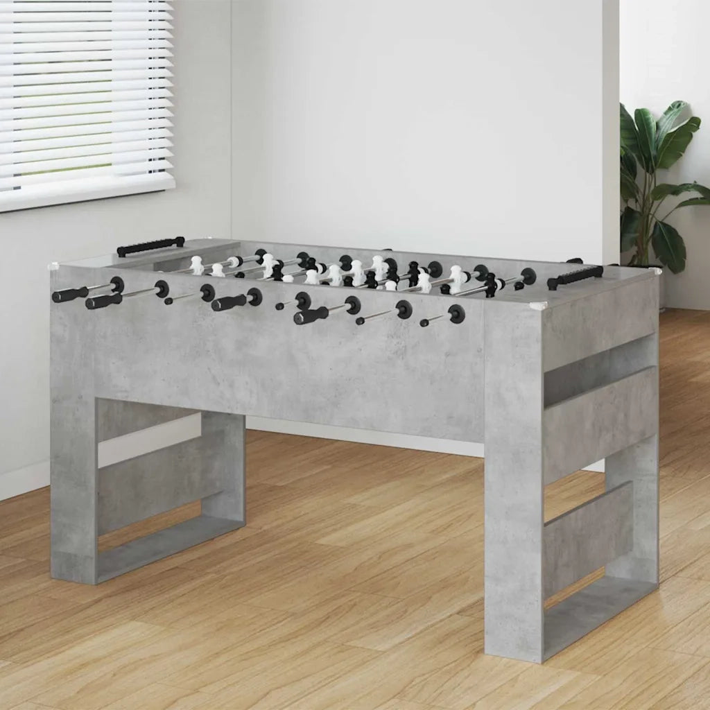 Tavolo da Foosball Grigio Cemento 146,5 x 74 x 85 cm CFW4666017