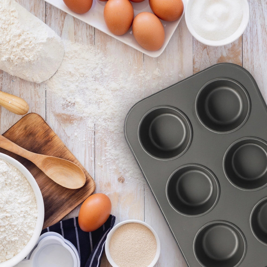 Teglia da forno KADAX per muffin, cupcake, pirottini, tazze, vassoio, forma